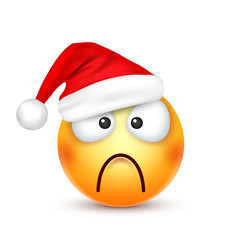 Christmas hat and smiley