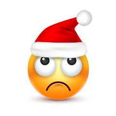 Christmas hat and smiley