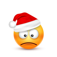 Christmas hat and smiley