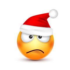 Christmas hat and smiley