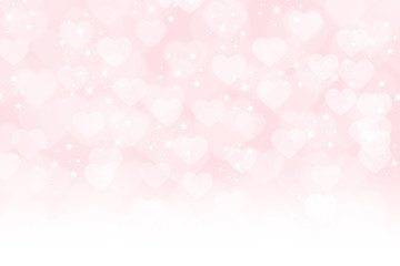 Valentine's day background with hearts