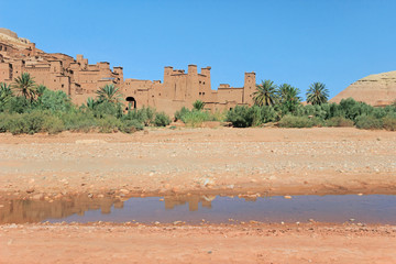 river at Ait-Ben-Haddou village