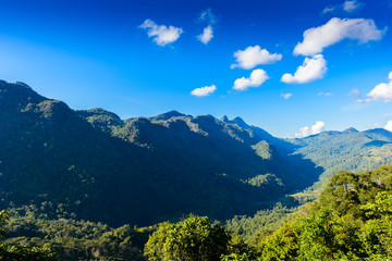 view from Sui Thang viewpoint at Angkhang mountain
