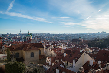 Fototapeta na wymiar Prag Panorama