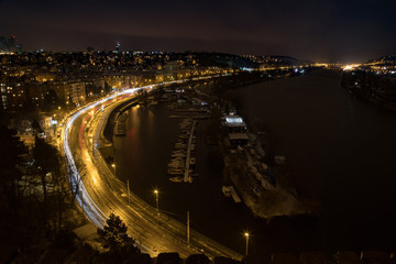 Fototapeta premium Vyšehrad Prag Straße