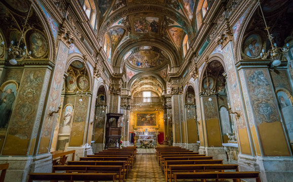 Church of Saint George in Salerno, Campania, Italy. 