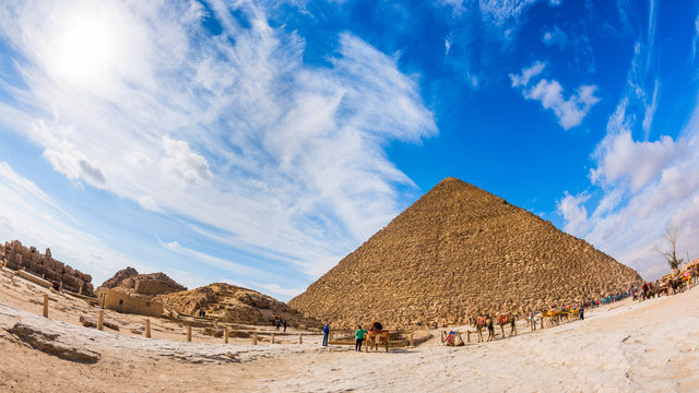 Great Pyramid in Giza, Egypt