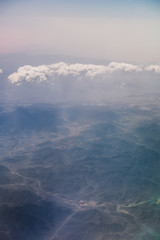 Fototapeta premium Dubai aus dem Flugzeug
