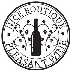Stamp nice boutique - pleasant wine