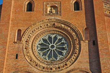 Fototapeta na wymiar Pavia, Chiesa di Santa Maria del Carmine
