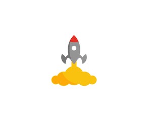 Fototapeta premium Rocket logo