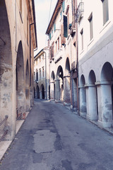 Fototapeta na wymiar Treviso / streets of the old city.