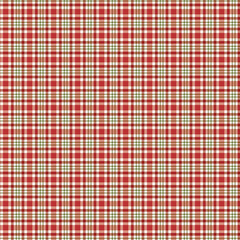 Red and green tartan plaid seamless pattern. Christmas, holiday repeating pattern for fabric, gift wrap, cards, backgrounds, borders, gift tags, bags, decorations and more. 