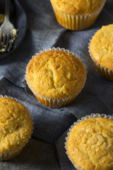 Golden Sweet Homemade Cornbread Muffins