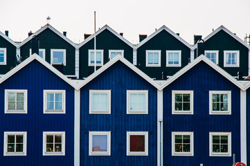 Fototapeta na wymiar Houses in Karlskrona- Sweden