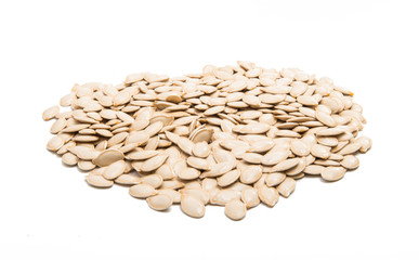pumpkin seeds isolated