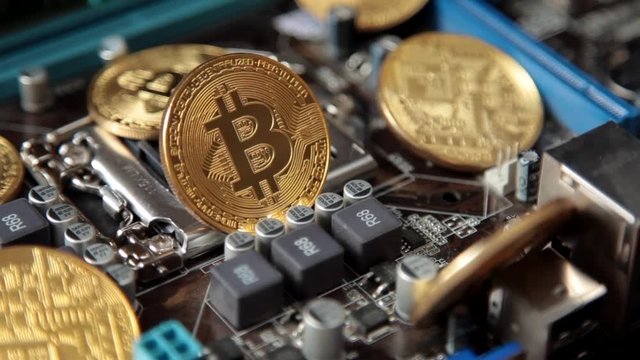 Cripto Currency Bitcoin Coin Spin