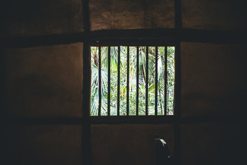 old asian window 