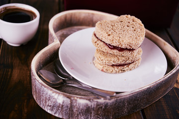 Breakfast for Valentine's Day