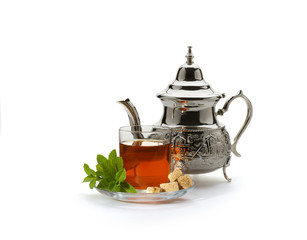 Traditional moroccan tea