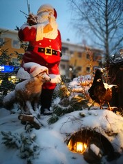 Christmas tine in Swedish Lappland