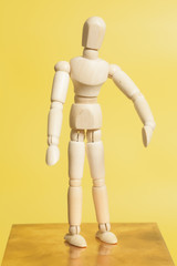Wooden artist mannequin