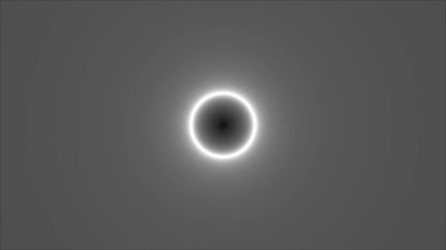 light rings in fast motion like strobo effects black and white