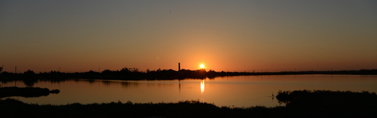 Obraz premium Tramonto in laguna