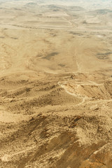 Obraz na płótnie Canvas Landscape of israel negev desert
