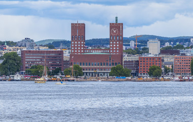 Fototapeta premium Oslo city hall.