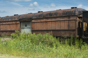 Fototapeta na wymiar Rusty Rail Car