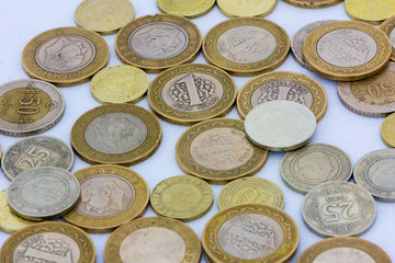 closeup shoot of the try coins