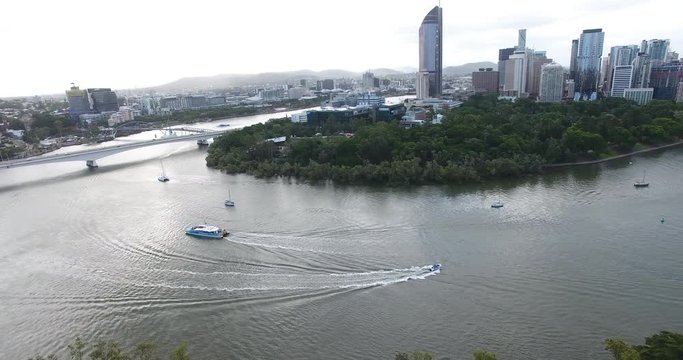 brisbane river panorama