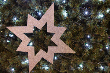 The Bethlehem star is a sign of the coming Christmas. 
