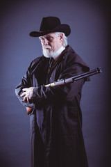 Fototapeta premium Alter Revolverheld Cowboy