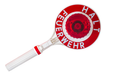 Freigestellte Feuerwehrkelle