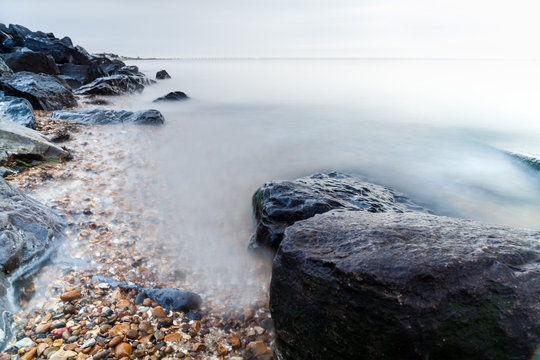 Large Rocks on East Beach, Shoeburyness, Essex