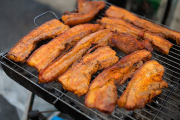 Thai pork belly barbecue