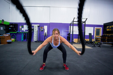 Female at Cross Training Fitness Gym