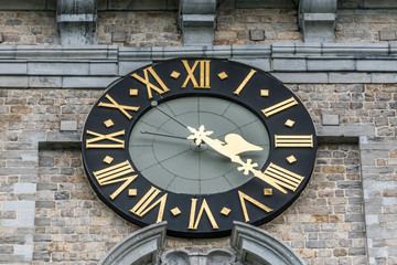 Belfry of Mons in Belgium.