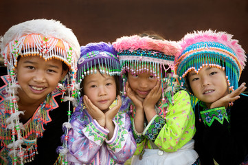 Hmong Hill Tribe Girls
