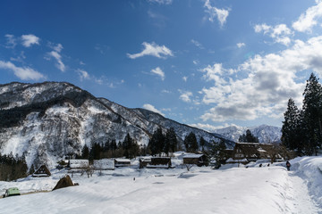 Fototapeta na wymiar 冬の五箇山 Gokayama
