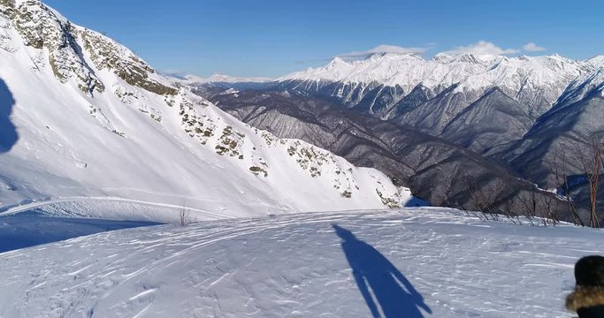 The Guy At Top Of The Mountain Rejoices And Smiles
