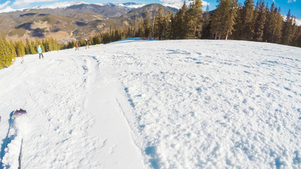 Obraz premium Alpine skiing