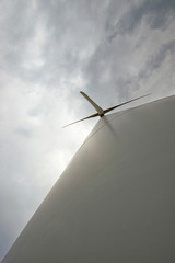 Wind power stations. Wind power is the use of air flow through wind turbines to mechanically power...