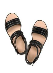 Leather women's sandals.