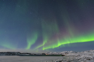 Fototapeta na wymiar Nordlicht, Tromsø