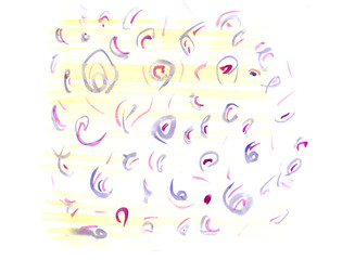 Hand drawn abstract art. For design, cover, card, web.