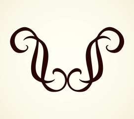 Obraz premium Vignette. Vector drawing
