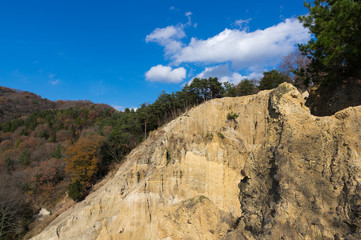 阿波の土柱　徳島県阿波市2017年12月撮影